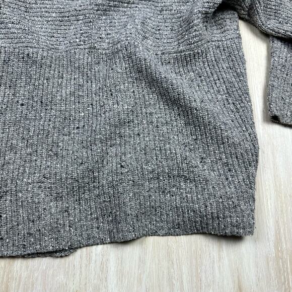 Athleta Gray Passage Wool Blend Shawl Collar Front Knit Cardigan Sweater XS - Picture 10 of 15